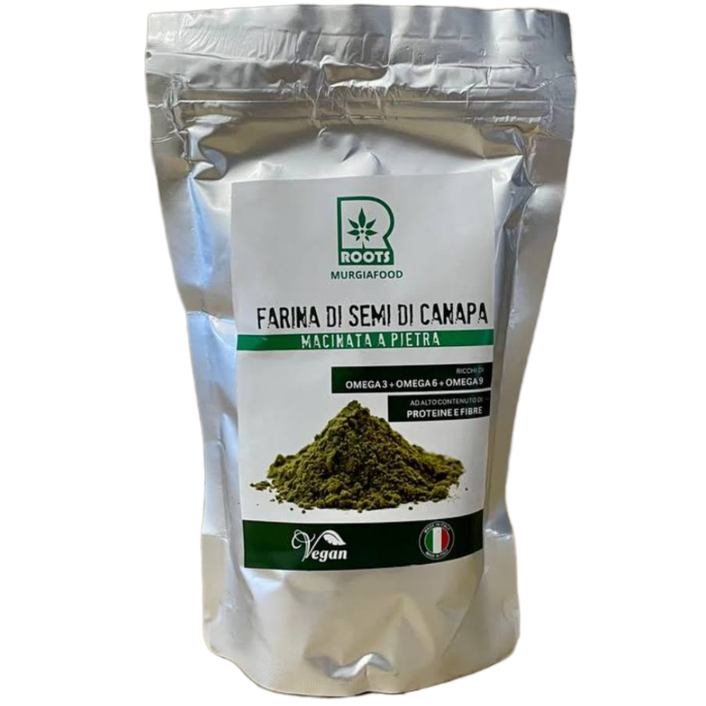 Farina di Semi di Canapa Macinata a Pietra - 250g