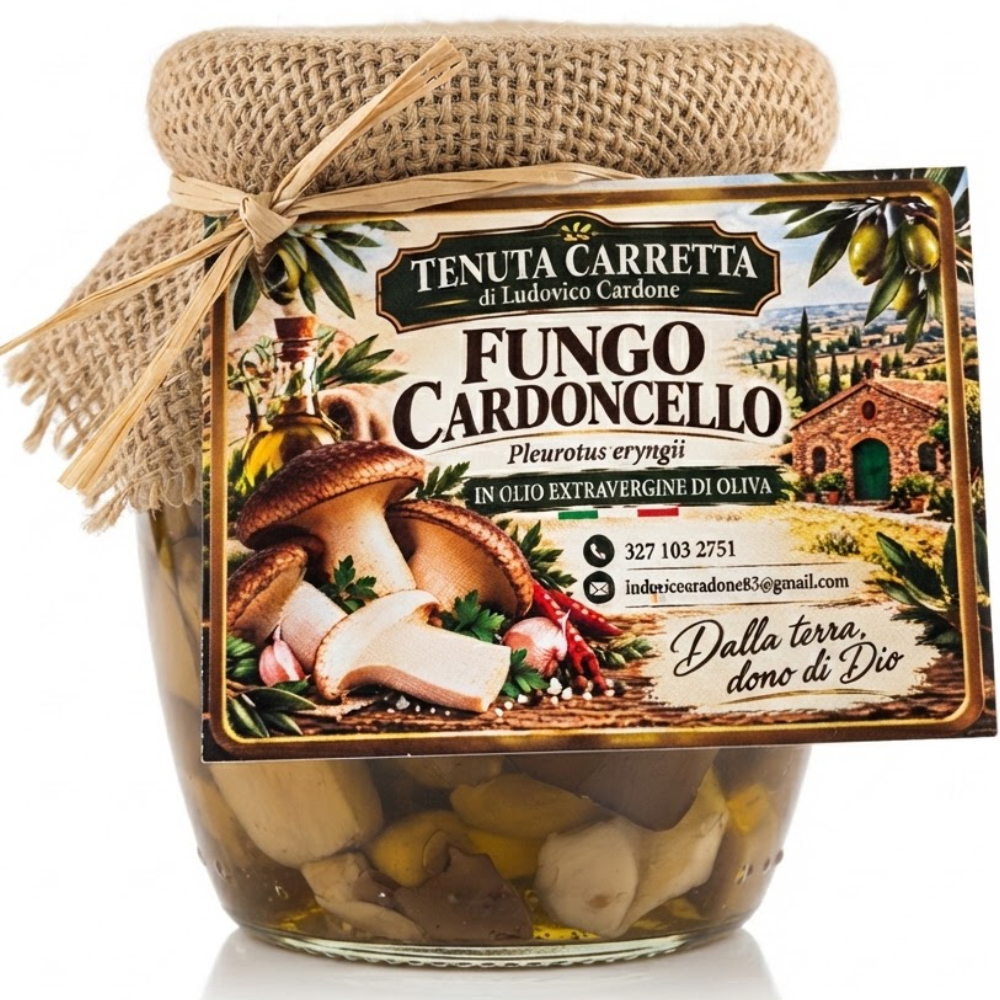 Funghi Cardoncelli in Olio Extravergine di Oliva - 314g o 580g