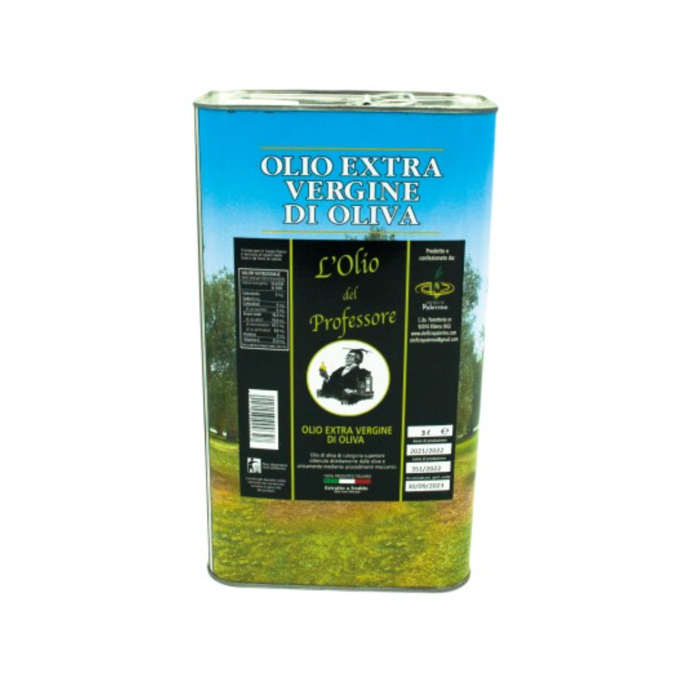 Olio Extra Vergine d'Oliva in Lattina da 3 Litri