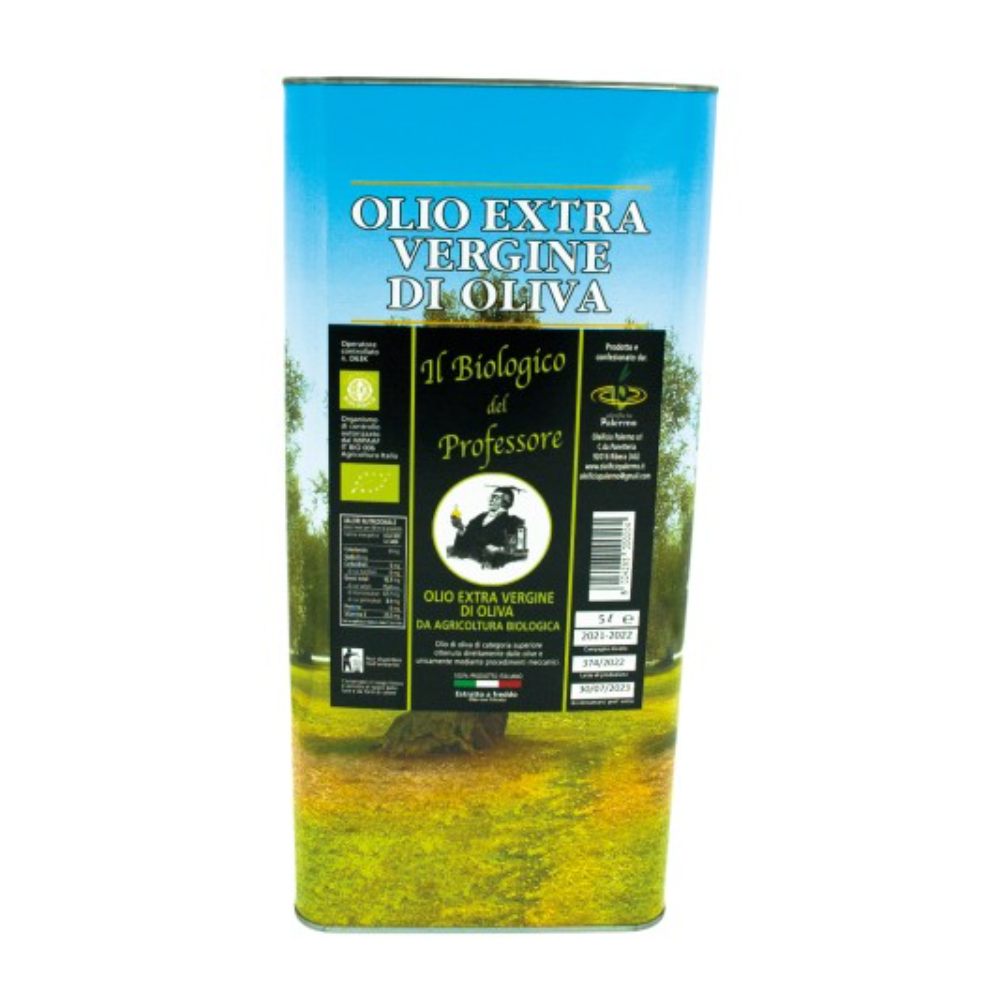 Olio EVO Biologico in Lattina da 5 Litri