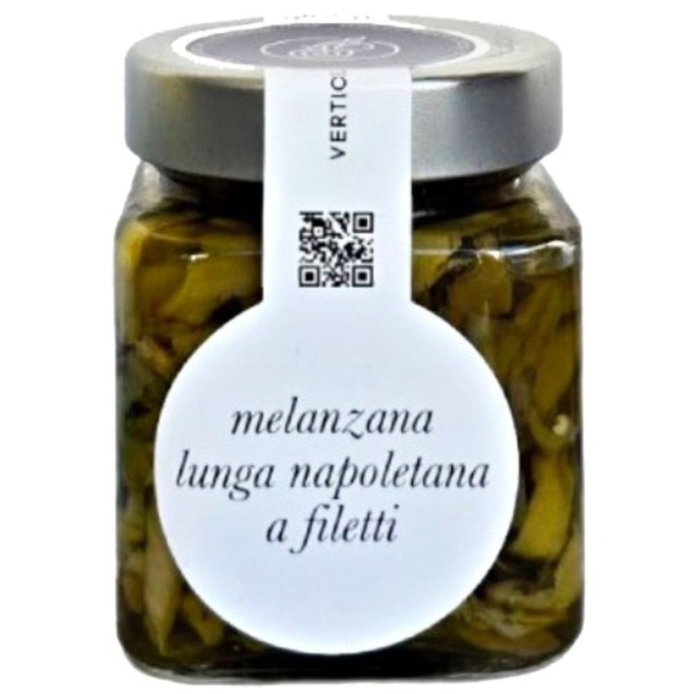 Melanzane Lunghe Napoletane a Filetti in Olio EVO - 180g, 580g o 1,7Kg