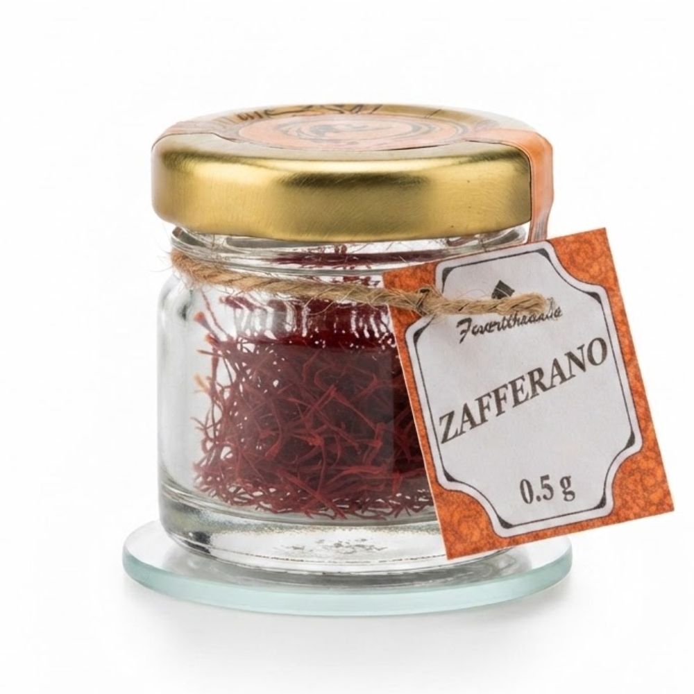 Zafferano Lavorato a Mano - Barattolo da 0,5 Grammi