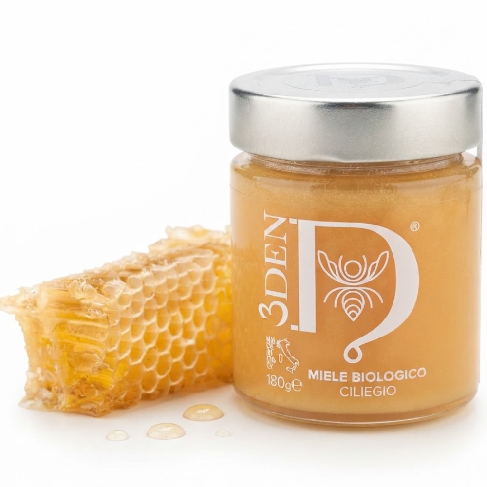 Miele di Ciliegio Biologico - 30g, 50g, 180g, 400g o 800g