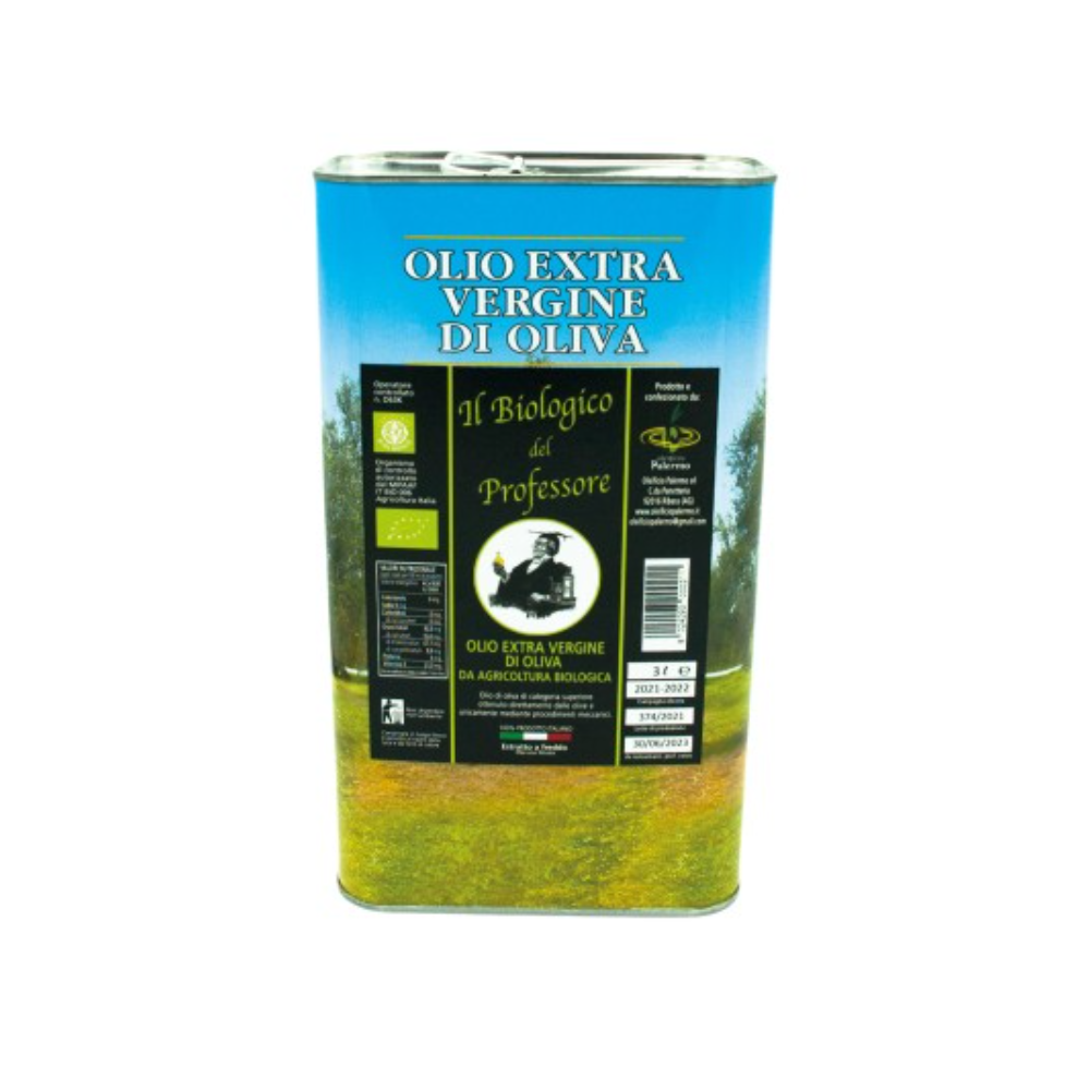 Olio EVO Biologico in Lattina da 3 Litri