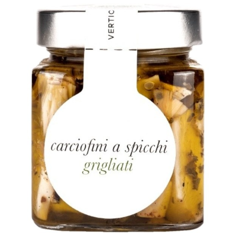 Carciofini a Spicchi Grigliati in Olio EVO - 180g, 580g o 1,7Kg