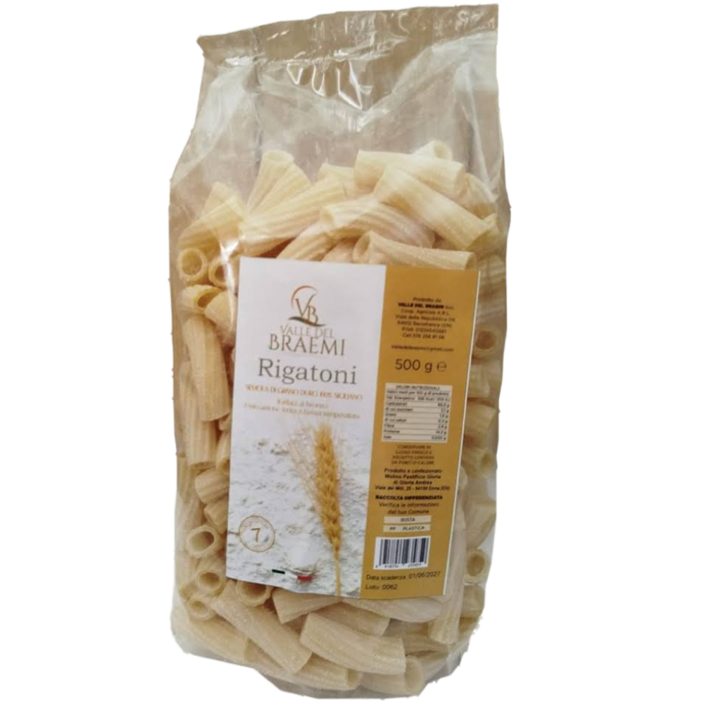 Rigatoni dì Grano Duro Siciliano Trafilati al Bronzo - 4Kg o 5Kg