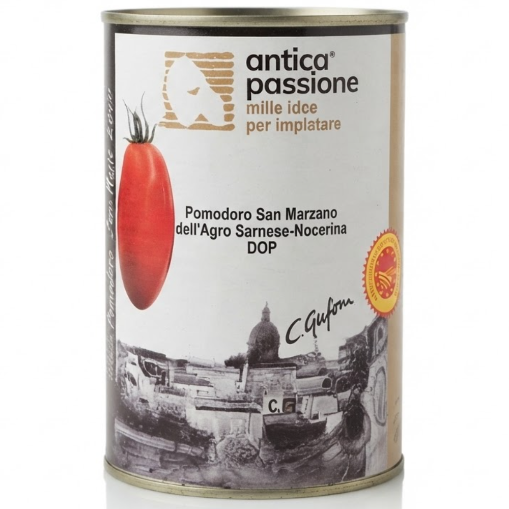 5kg di Pomodoro San Marzano dell'Agro Sarnese-Nocerino DOP - 12pz da 400g 