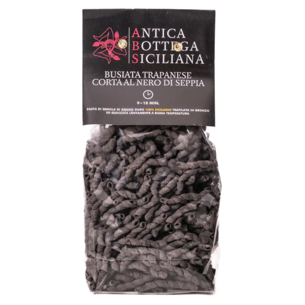 Busiate Trapanesi al Nero di Seppia - 500g