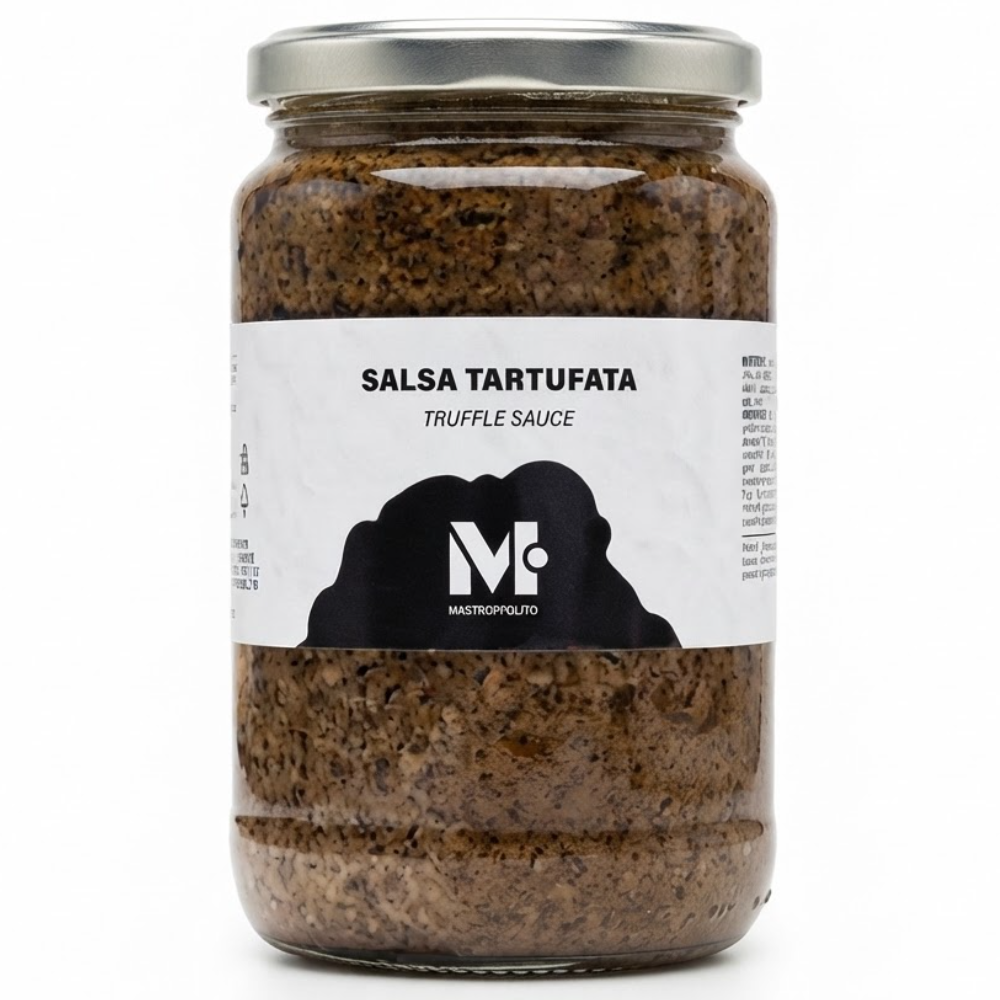 Salsa di Tartufo d'Estate, Funghi Champignon, Olio EVO e Olive Nere - 90g o 500g
