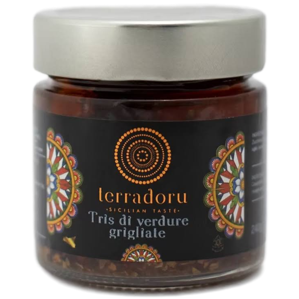 Tris di Verdure Grigliate: Melanzane, Peperoni, Zucchine - 180g