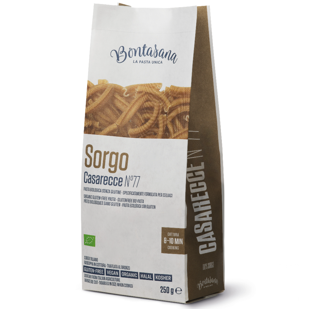 Pasta Caserecce con Farina di Sorgo - Senza Glutine