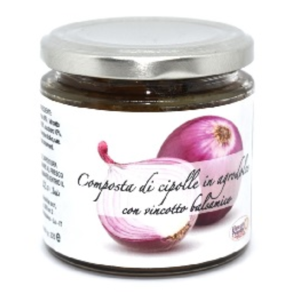 Composta di Cipolle Rosse in Agrodolce con Vincotto Balsamico - 230g
