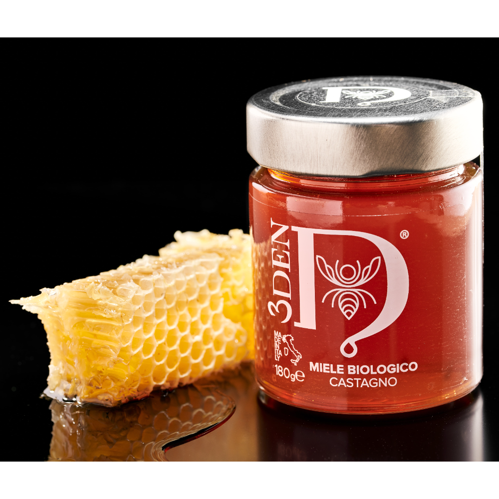 Miele di Castagno Biologico - 30g, 50g, 180g, 400g o 800g
