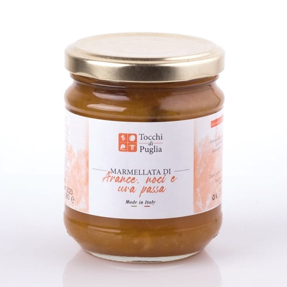 Marmellata di Arance, Noci e Uva Passa a Km 0