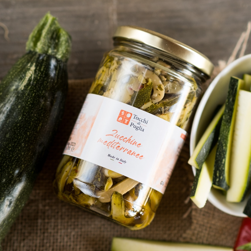 Zucchine Mediterranee a Km 0 in Olio EVO - 280g o 500g
