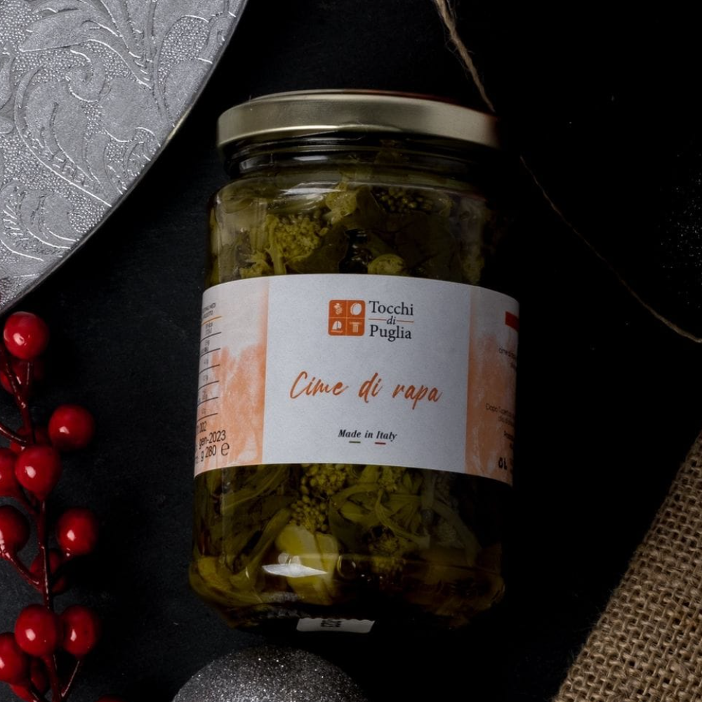 Cime di Rapa a Km 0 in Olio Extravergine di Oliva - 280g o 500g
