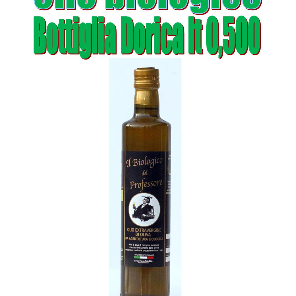 Olio  Biologico Bottiglia lt 0,50