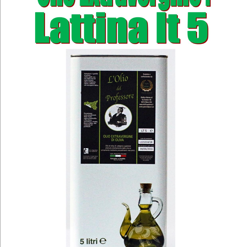 Olio EVO Lattina lt 5