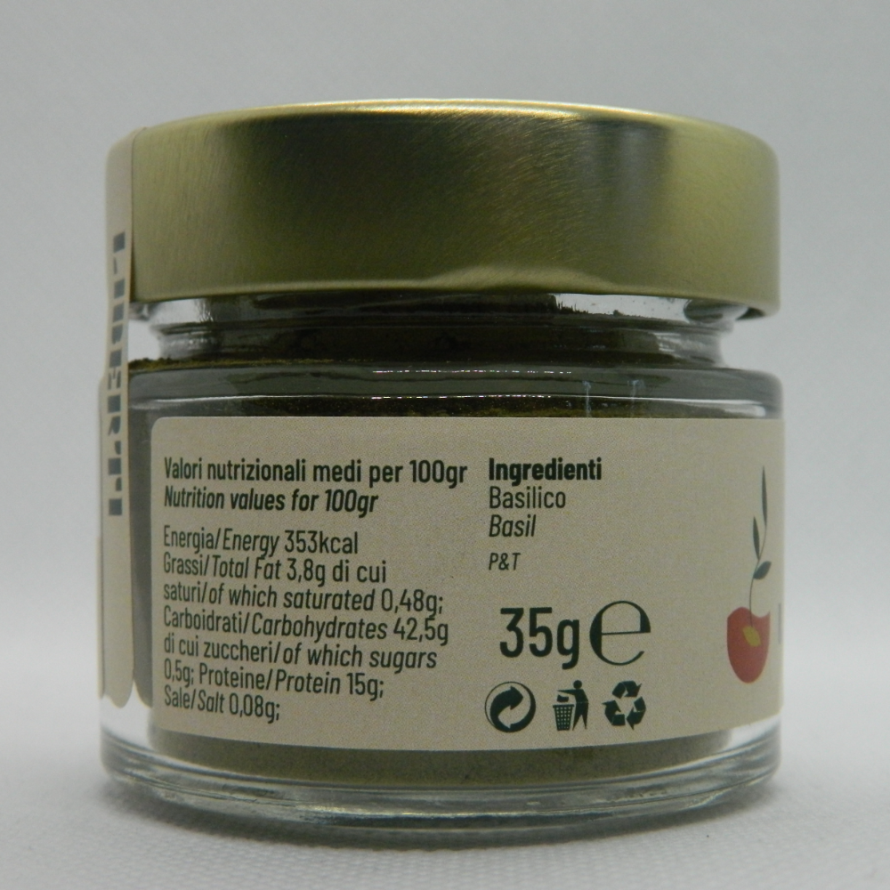 Basilico Essiccato in Polvere - 35g