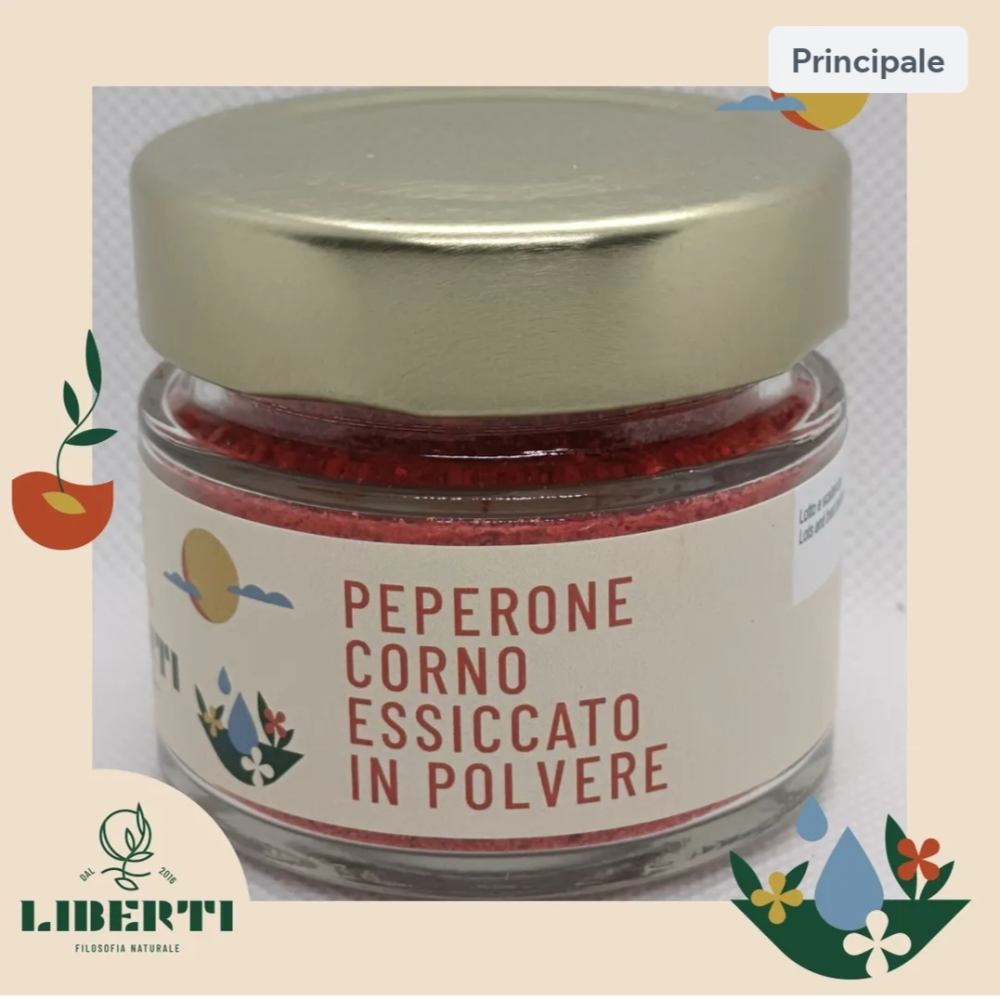 Peperone Corno Essiccato in Polvere - 35g