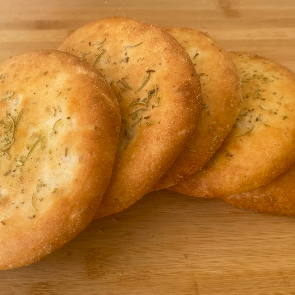 Focaccia Genovese a Forma di Panino - 5 Pezzi