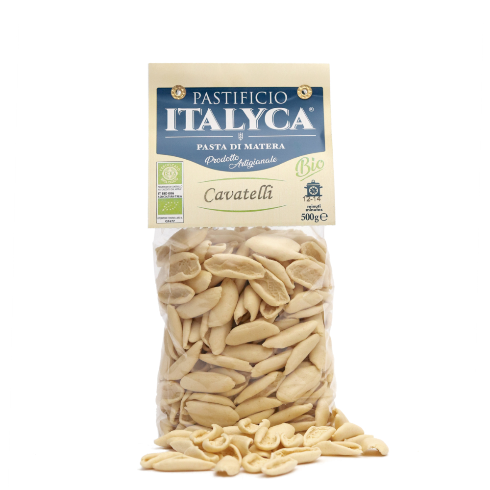 Pasta Cavatelli Artigianali Biologici Certificati 100% Italia - 500g