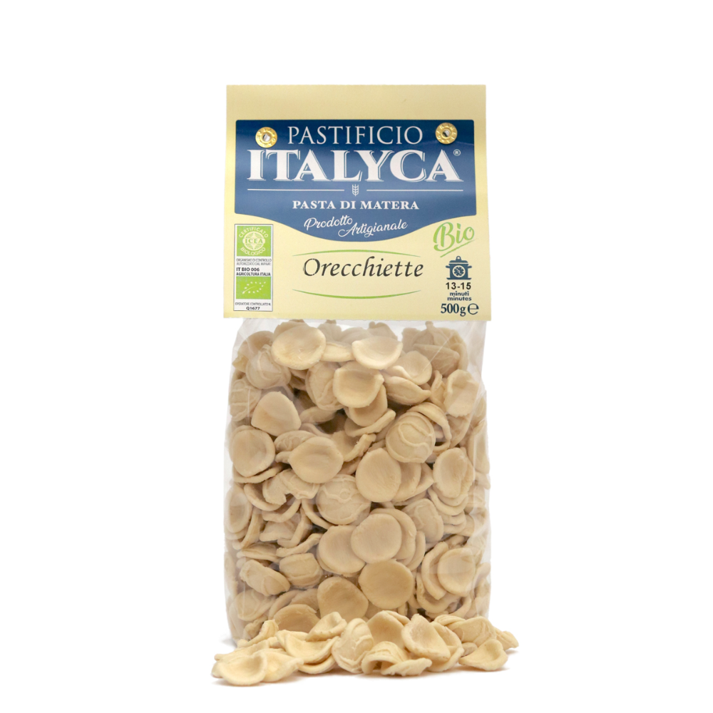 Pasta Orecchiette Artigianali Biologiche Certificate 100% Italiane - 500g