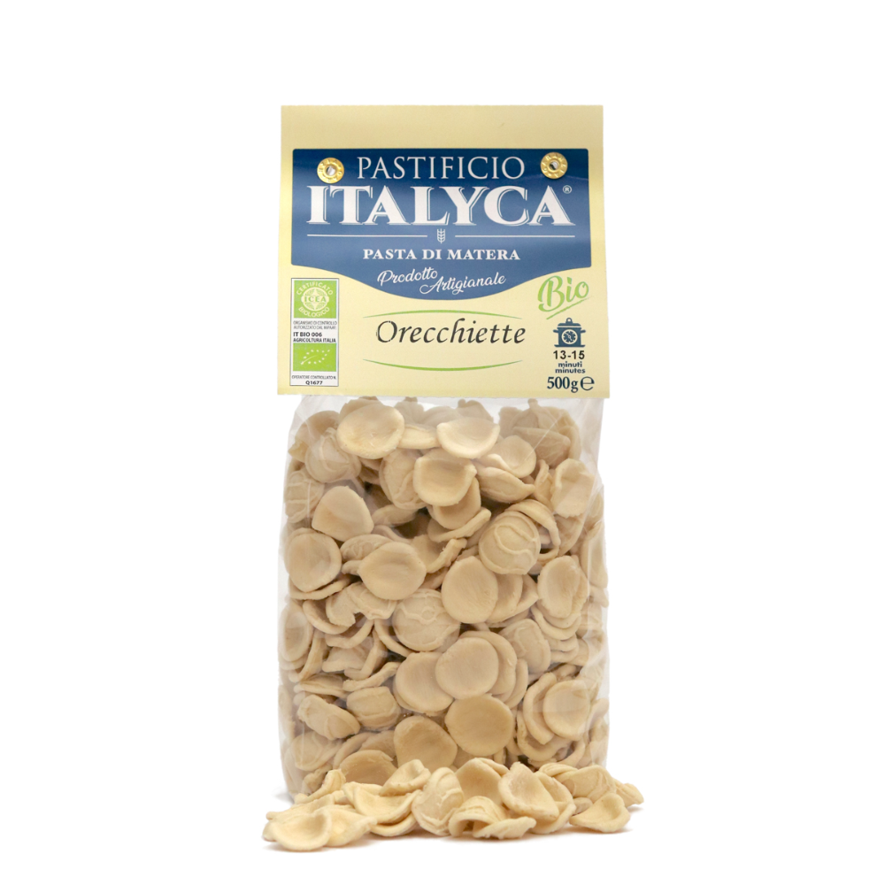 Pasta Orecchiette Artigianali Biologiche Certificate 100% Italiane