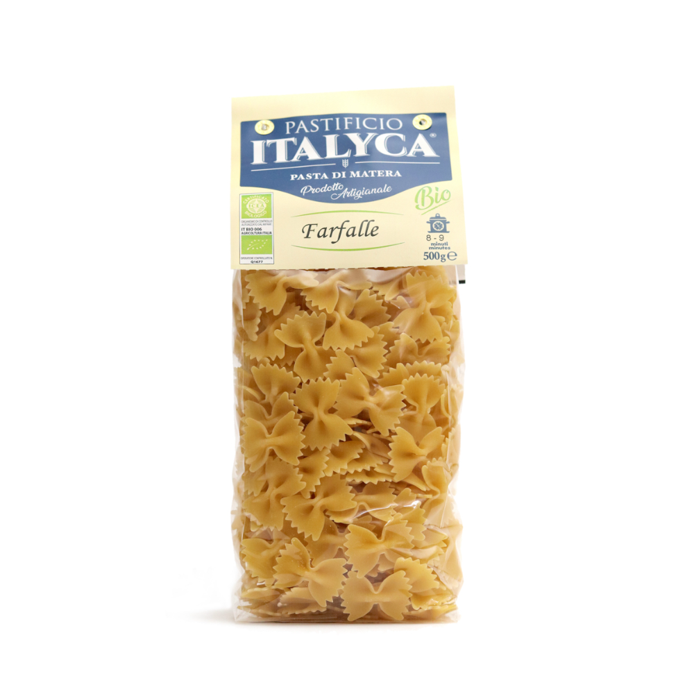 Pasta Farfalle Artigianali BIO 100% Italiane - 500g