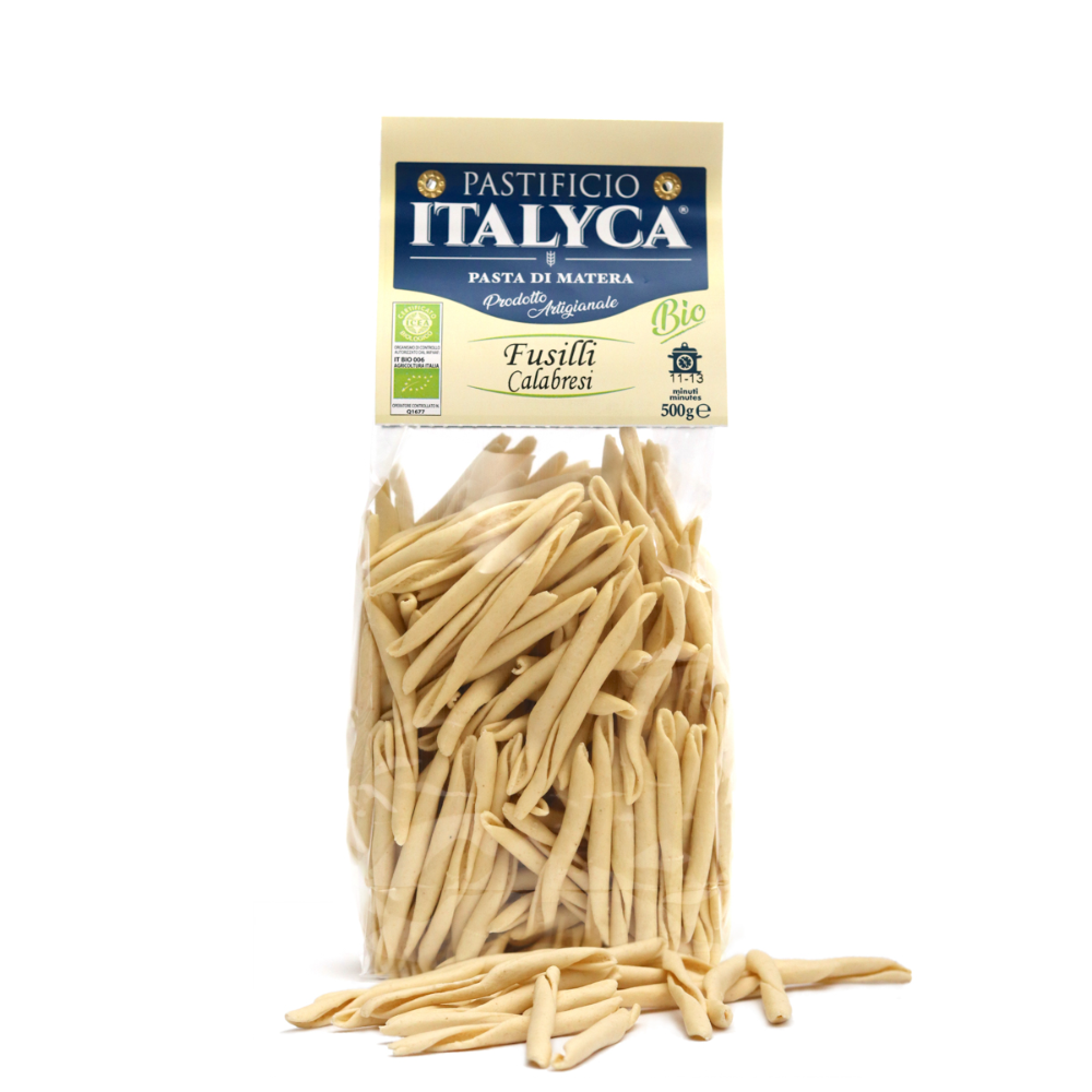 Pasta Fusilli Calabresi Artigianali Biologici Certificati 100% Italia - 500g