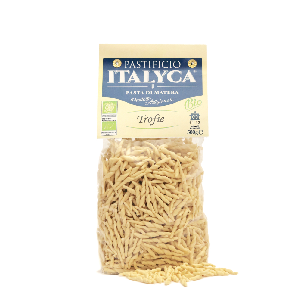 Trofie Artigianali BIO 100% Italiane - 500g