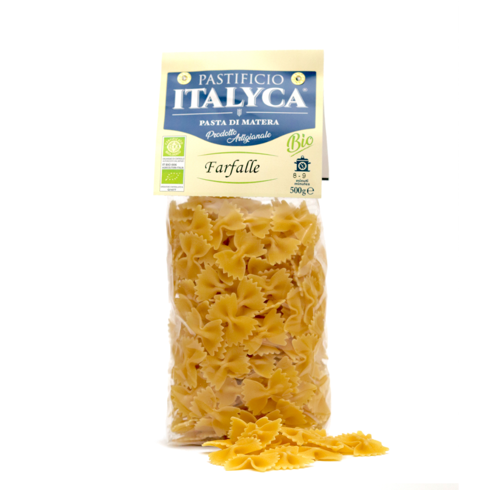 Pasta Farfalle Artigianali BIO 100% Italiane - 500g