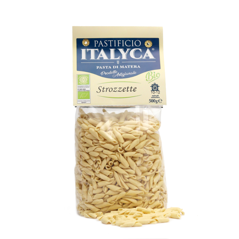 Pasta Strozzette Artigianali BIO 100% Italiane - 500g
