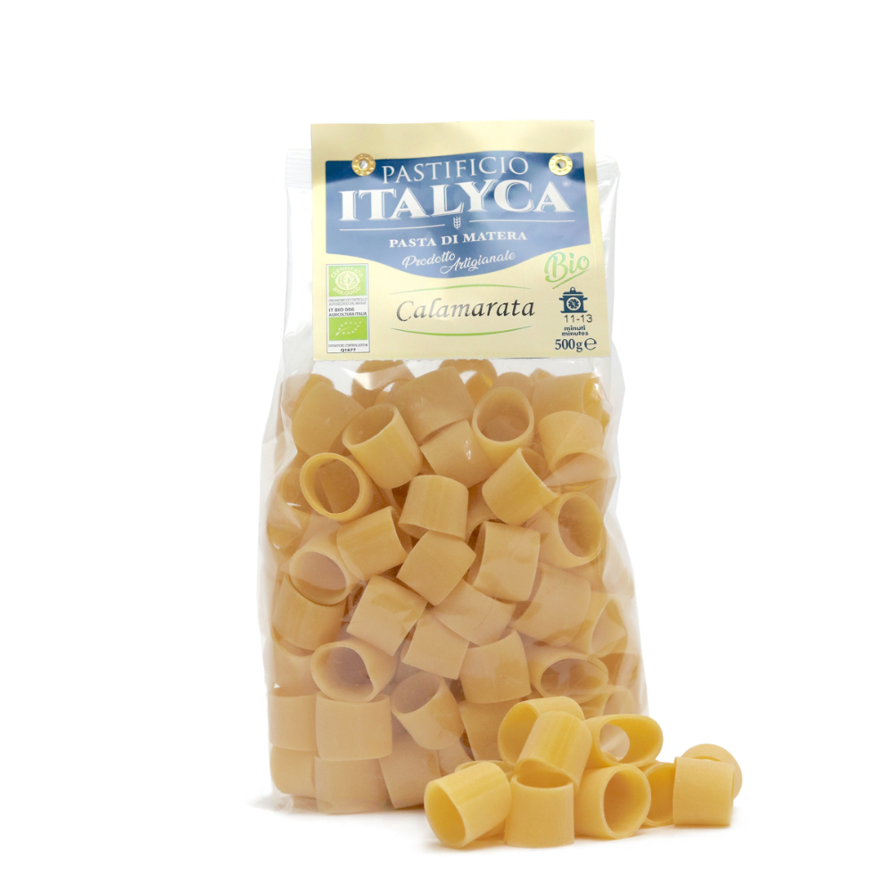 Pasta Calamarata Artigianale Biologica 100% Italiana - 500g