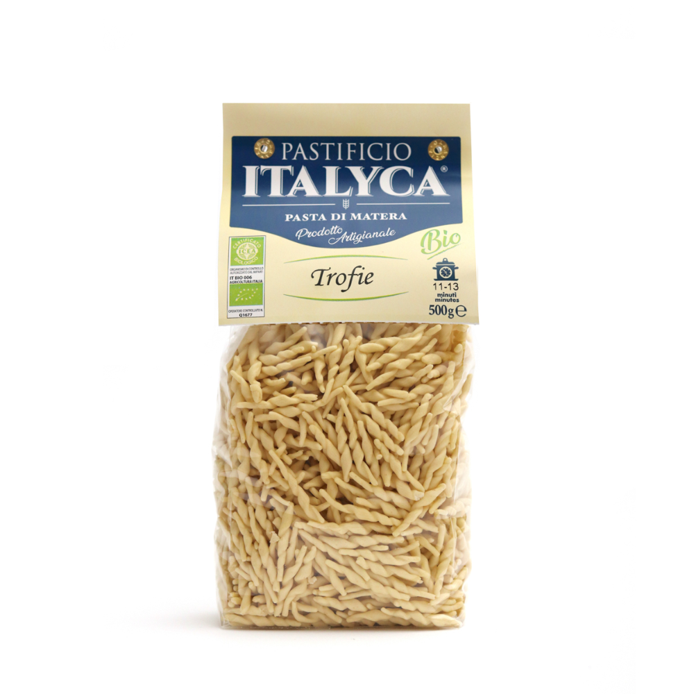 Trofie Artigianali BIO 100% Italiane - 500g