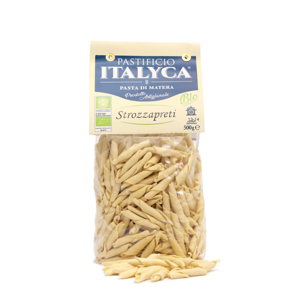 Pasta Strozzapreti Artigianali Biologici Certificati 100% Italia - 500g