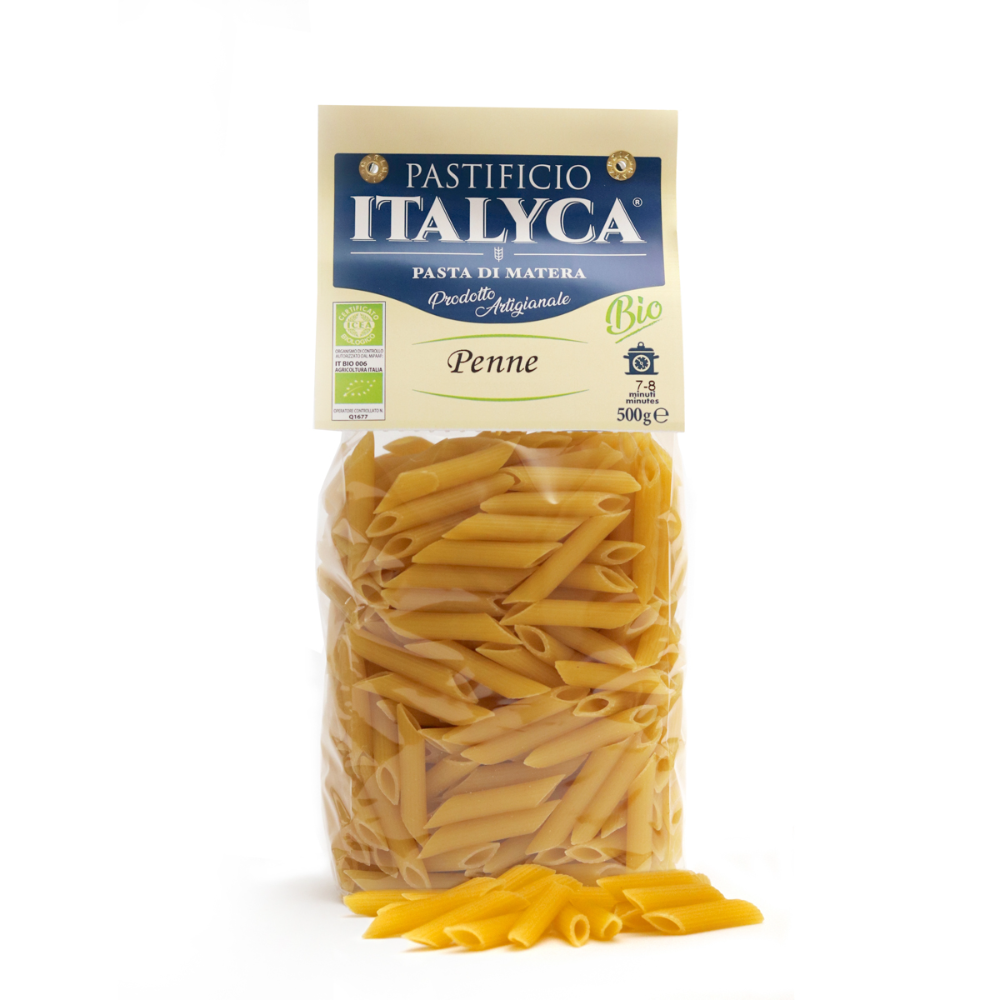 Penne Artigianali Biologiche Certificate 100% Italia - 500g