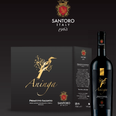 Aninga Vino Primitivo Salento Gold