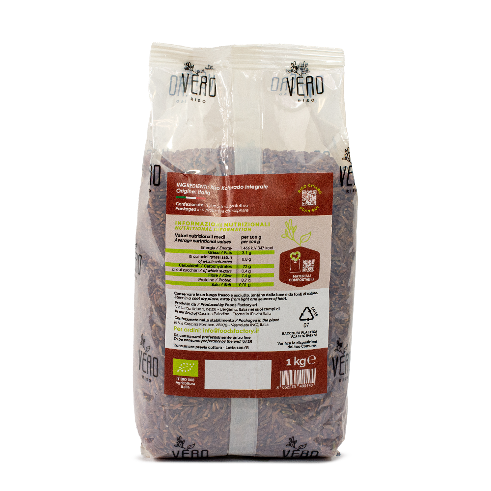 VERO Riso ROSSO Integrale - 1Kg