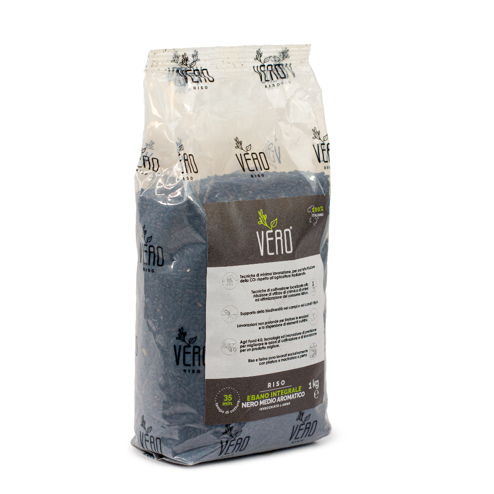 VERO Riso EBANO Nero Integrale - 1Kg
