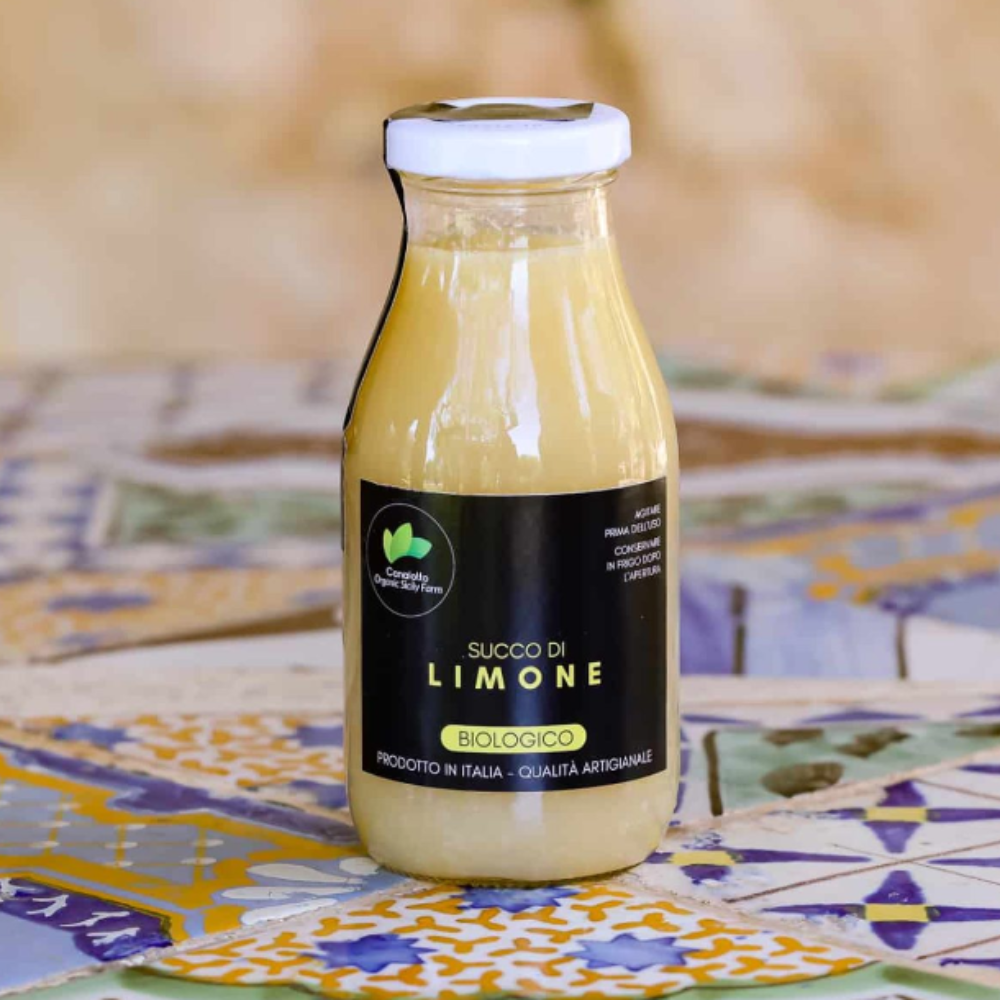 Succo di Limone Biologico Puro - 8pz da 25cl o 2pz da 300cl