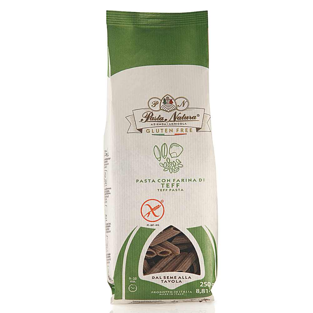 Penne di Teff - Gluten Free e Vegan Trafilata al Bronzo