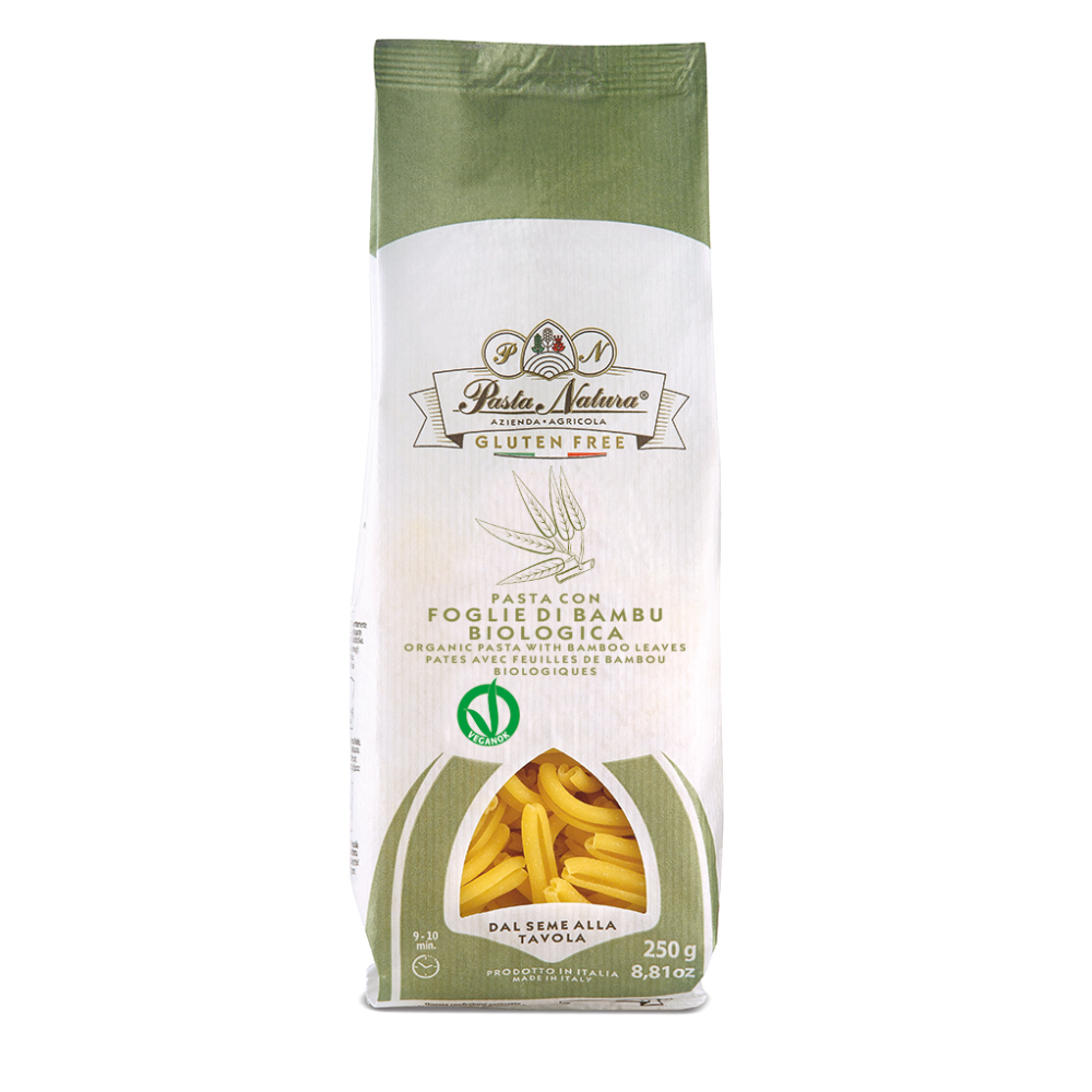 Pasta Caserecce con Farina di Bambù e Riso Integrale Bio - Gluten Free e Vegan Trafilata al Bronzo