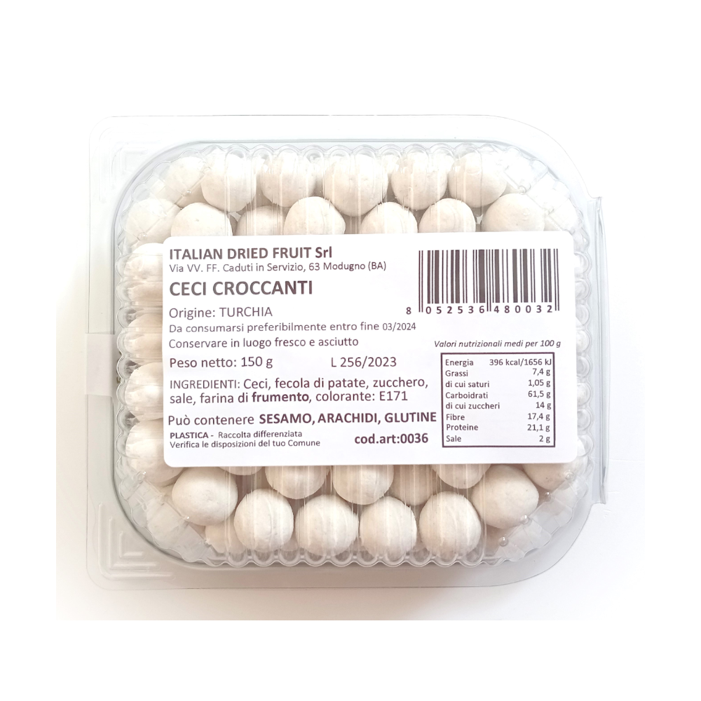 Ceci Croccanti Bomby - 10 vaschette da 150g