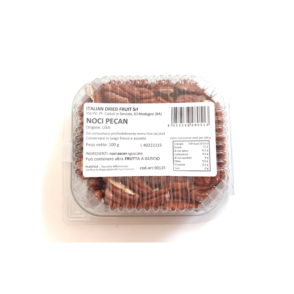 Noci Pecan Sgusciate - 10 vaschette da 100g