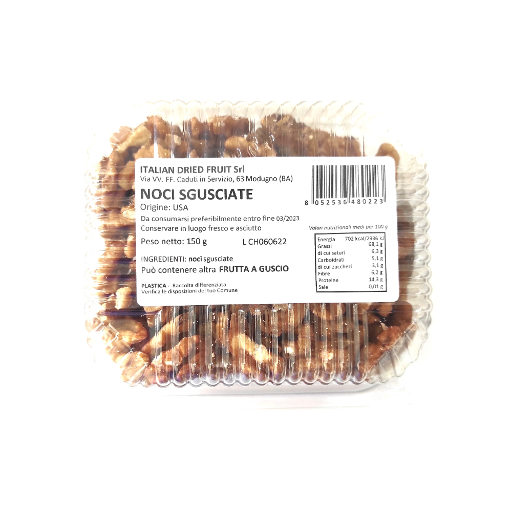 Noci Sgusciate - 10 vaschette da 150g