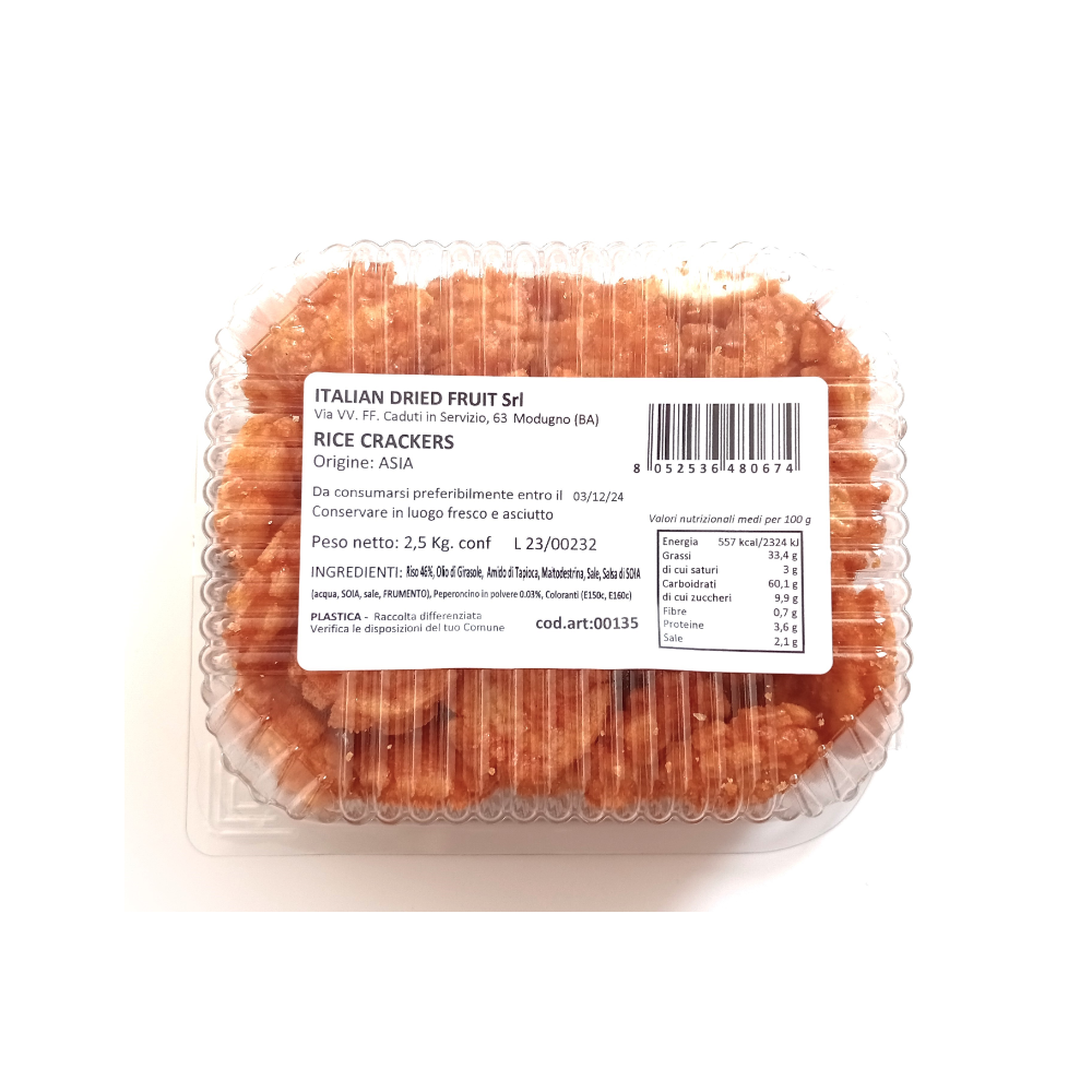 Rice Crackers - 10 vaschette da 100g