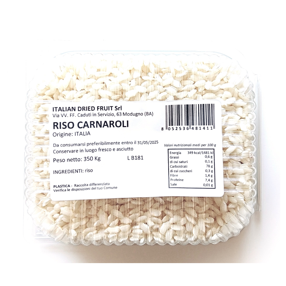 Riso Carnaroli - 10 vaschette da 350g