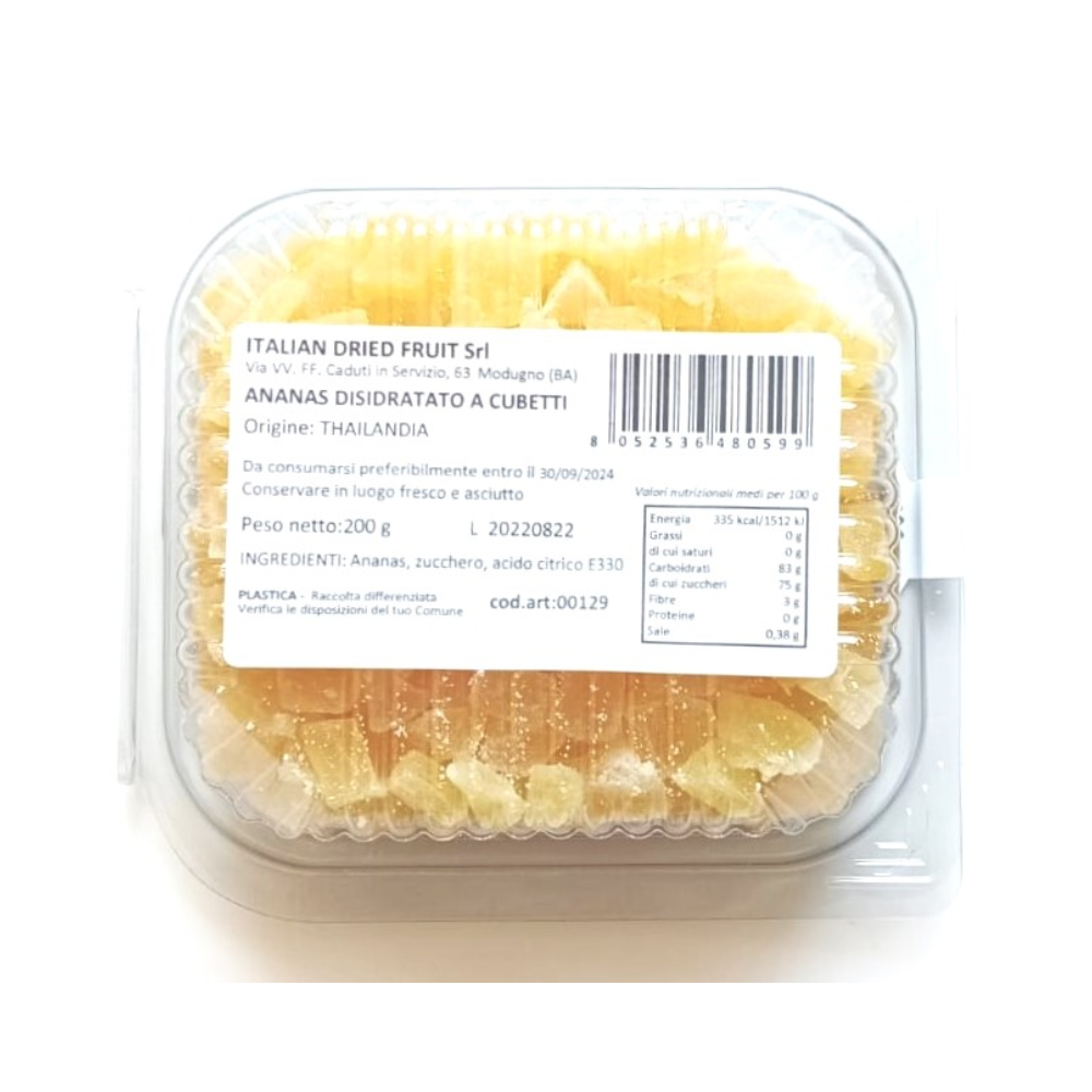 Ananas Disidratata - 10 vaschette da 150g
