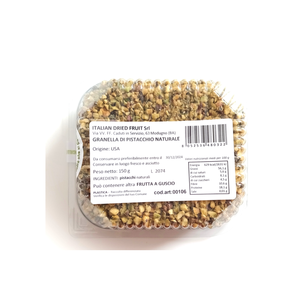 Granella di Pistacchi Naturali - 10 vaschette da 150g